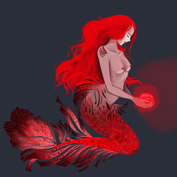 Красная русалка