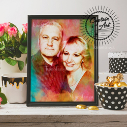 Гранж портрет