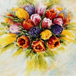 Букет тюльпанов.
