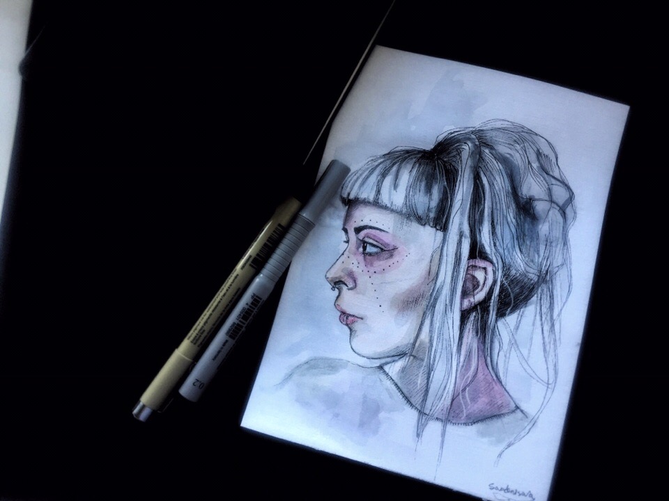 Портрет девушки.