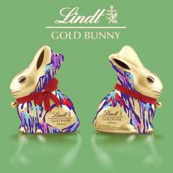 Дизайн ограниченного выпуска знаменитого Lindt Gold Bunny