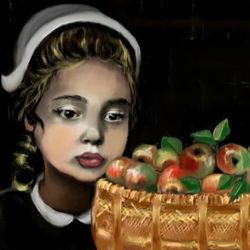 Первые яблочки