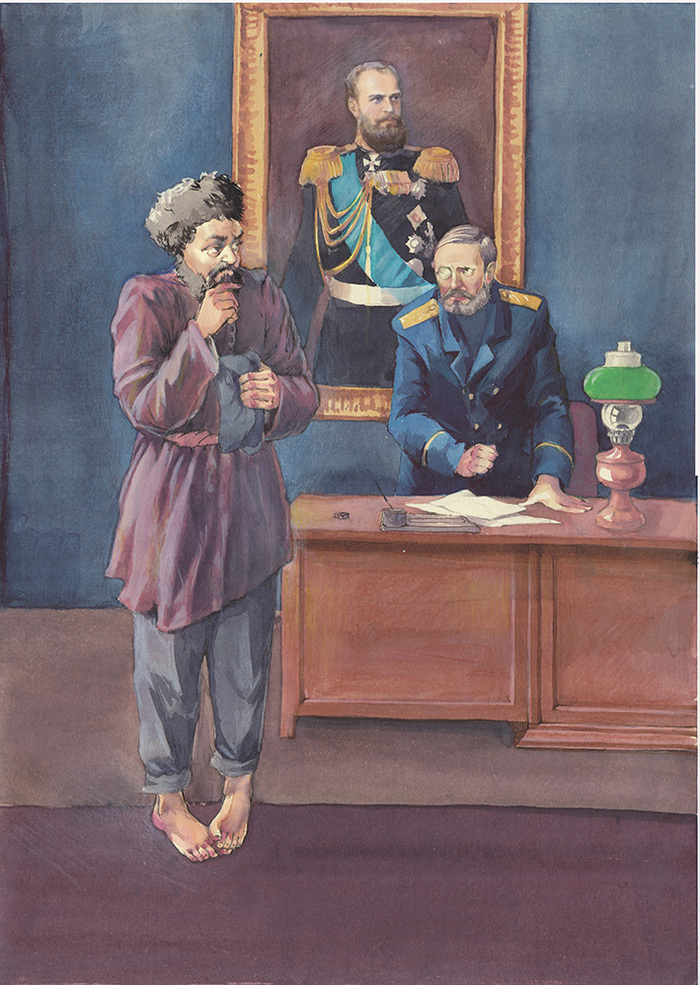 Иллюстрация Злоумышленник в стиле книжная графика | Illustrators.ru