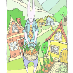 заяц фермер