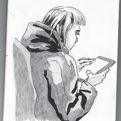 Девушка с планшетом