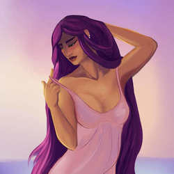 Девушка на закате