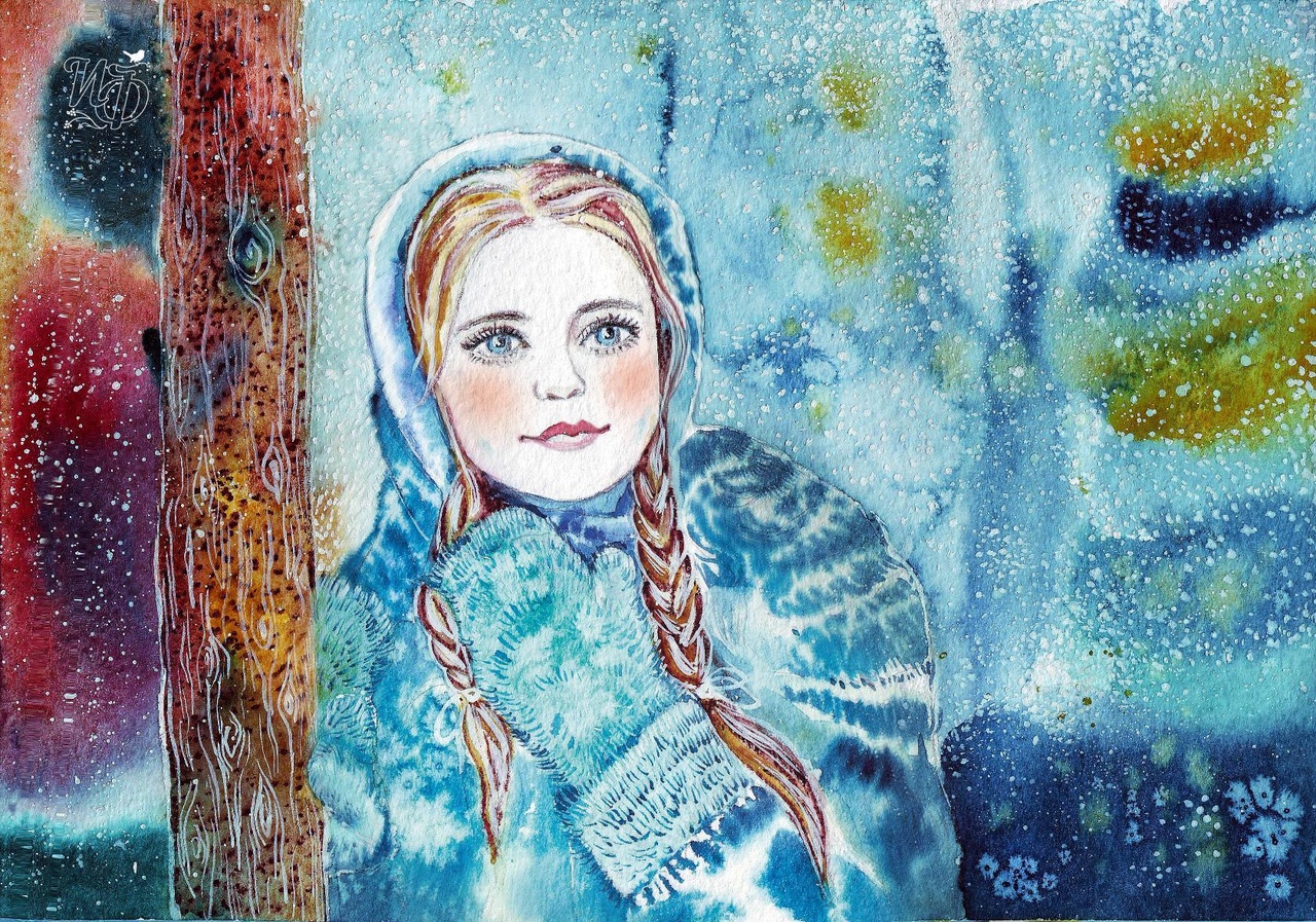 Иллюстрация Иллюстрации к сказке "Снегурочка"!