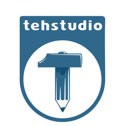 Логотип "tehstudio" 2018 год