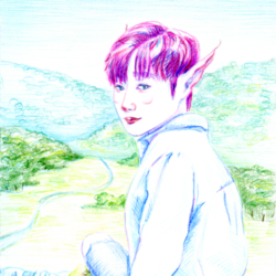 В одиночестве на водопаде