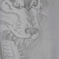 Рисунок волка