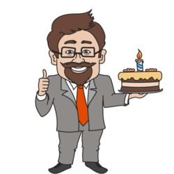 профессор с тортом