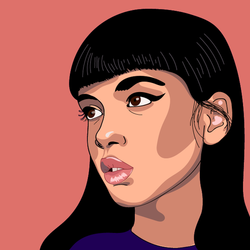 Vector girl 1