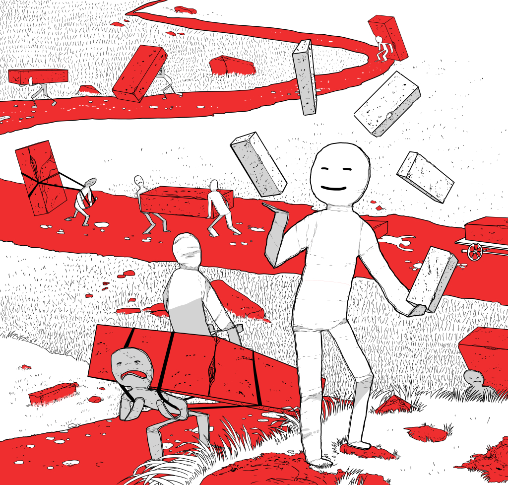 Иллюстрация Форзац книги А.В. Курпатова "Как избавиться от