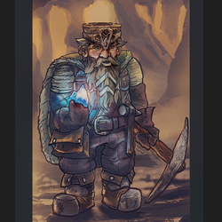 Гном шахтер