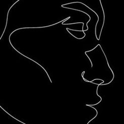 белым по чёрному