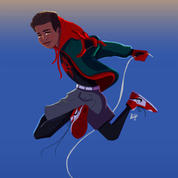 фан-арт: into the spiderverse