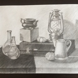 Натюрморт карандашом 