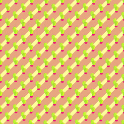 cactus pattern color pink