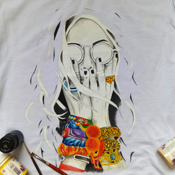 Роспись одежды на заказ