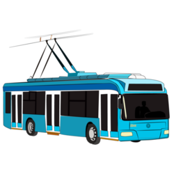 Троллейбус для детской игры