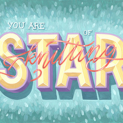 You are a star of knitting