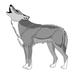 Волк для детской игры