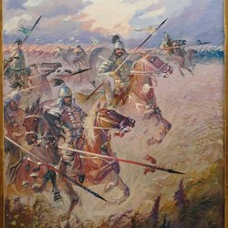 Битва за Русь( триптих) левая часть,хазары