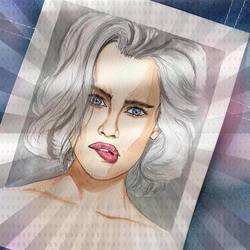 портрет девушки