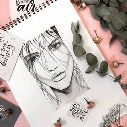 портрет девушки