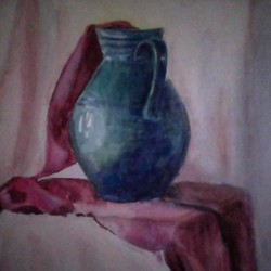 Синий кувшин