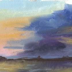 ЗАКАТ НАД ОКОЙ