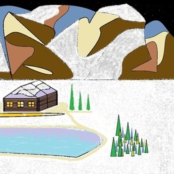 Горная деревушка