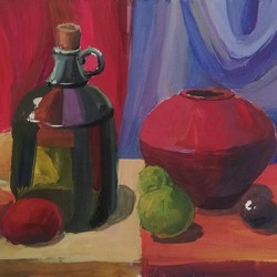 НАТЮРМОРТ С БУТЫЛЬЮ