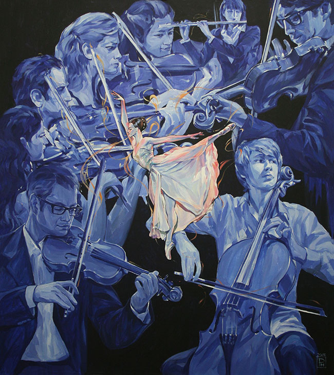 Иллюстрация "Электричество искусства" в стиле другое,