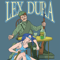 плакат LEX DURA штык - молодец