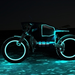 Мотоцикл с подсветкой