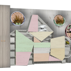 Разработка шкафа-стенки для комнаты в детском саду