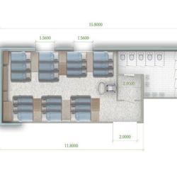 план спальни детского сада