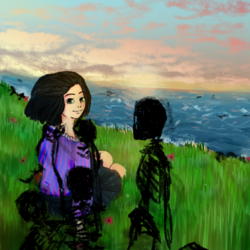 Девушка со скелетами