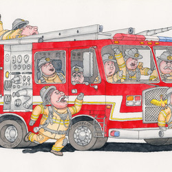 Firefighter Pig Squad