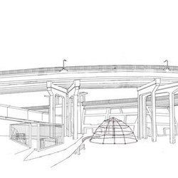 Путепровод в городе Б.