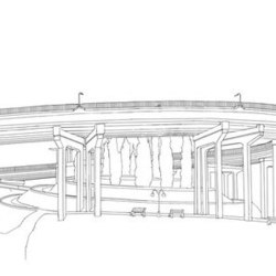 Путепровод в городе Б.