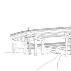 Путепровод в городе Б.