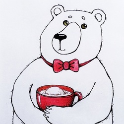 Кофе гляссе для медведя