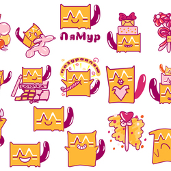 стикеры телеграмм для студии декора