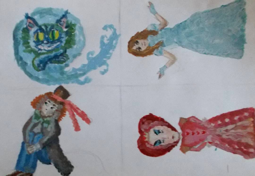 Персонажи из Алисы в Стране чудес