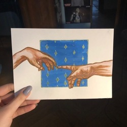 Иллюстрация с руками