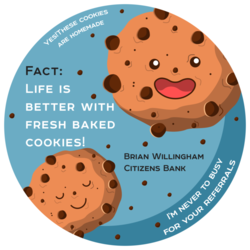 Стикер для домашнего печенья)