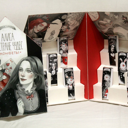 Упаковка для конфет "Алиса в Стране чудес"❤