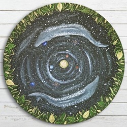 В золоте зелени роз. Река светла.